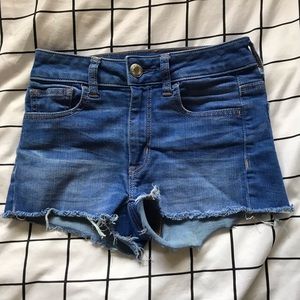 American Eagle Hi-Rise Shortie Shorts